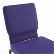 Flash Furniture Hercules Church Stacking Guest Chair in Purple