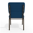 Flash Furniture Hercules Church Stacking Guest Chair in Navy Blue
