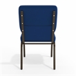 Flash Furniture Hercules Church Stacking Guest Chair in Navy Blue