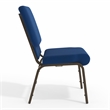 Flash Furniture Hercules Church Stacking Guest Chair in Navy Blue