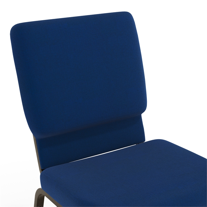 Flash Furniture Hercules Church Stacking Guest Chair in Navy Blue