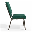 Flash Furniture Hercules Stacking Church Stacking Guest Chair in Green