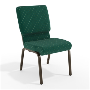 Flash Furniture Hercules Stacking Church Stacking Guest Chair in Green