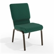 Flash Furniture Hercules Stacking Church Stacking Guest Chair in Green