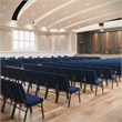 Flash Furniture Hercules Church Stacking Guest Chair in Navy Blue