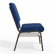 Flash Furniture Hercules Church Stacking Guest Chair in Navy Blue