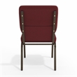 Flash Furniture Hercules Church Stacking Guest Chair in Burgundy