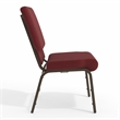 Flash Furniture Hercules Church Stacking Guest Chair in Burgundy