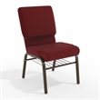 Flash Furniture Hercules Church Stacking Guest Chair in Burgundy