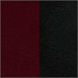 Flash Furniture Metal Restaurant Bar Stool in Black and Burgundy