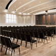 Flash Furniture Hercules Church Stacking Guest Chair in Black
