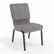 Flash Furniture Hercules Church Stacking Guest Chair in Gray