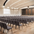 Flash Furniture Hercules Church Stacking Guest Chair in Gray