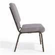 Flash Furniture Hercules Church Stacking Guest Chair in Gray