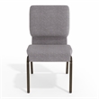 Flash Furniture Hercules Church Stacking Guest Chair in Gray