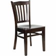 Flash Furniture Hercules Series Restaurant Dining Chair in Walnut