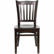 Flash Furniture Hercules Series Restaurant Dining Chair in Walnut