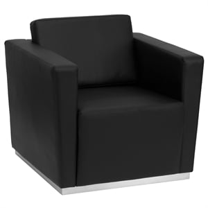 Flash Furniture Hercules Trinity Series Contemporary Chair in Black