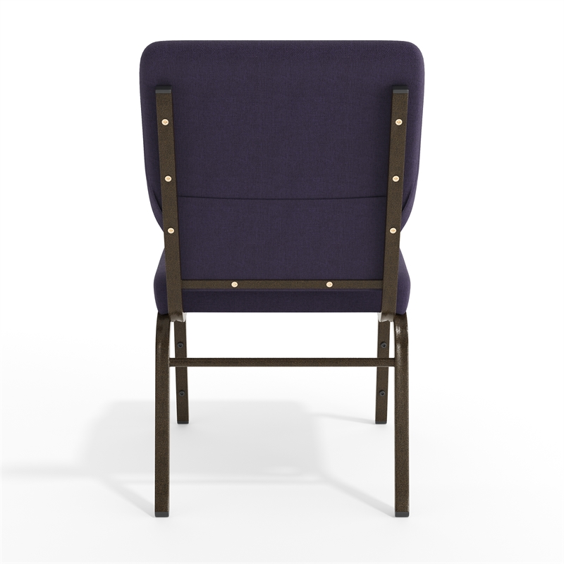 Flash Furniture Hercules Church Stacking Chair in Royal Purple
