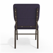 Flash Furniture Hercules Church Stacking Chair in Royal Purple