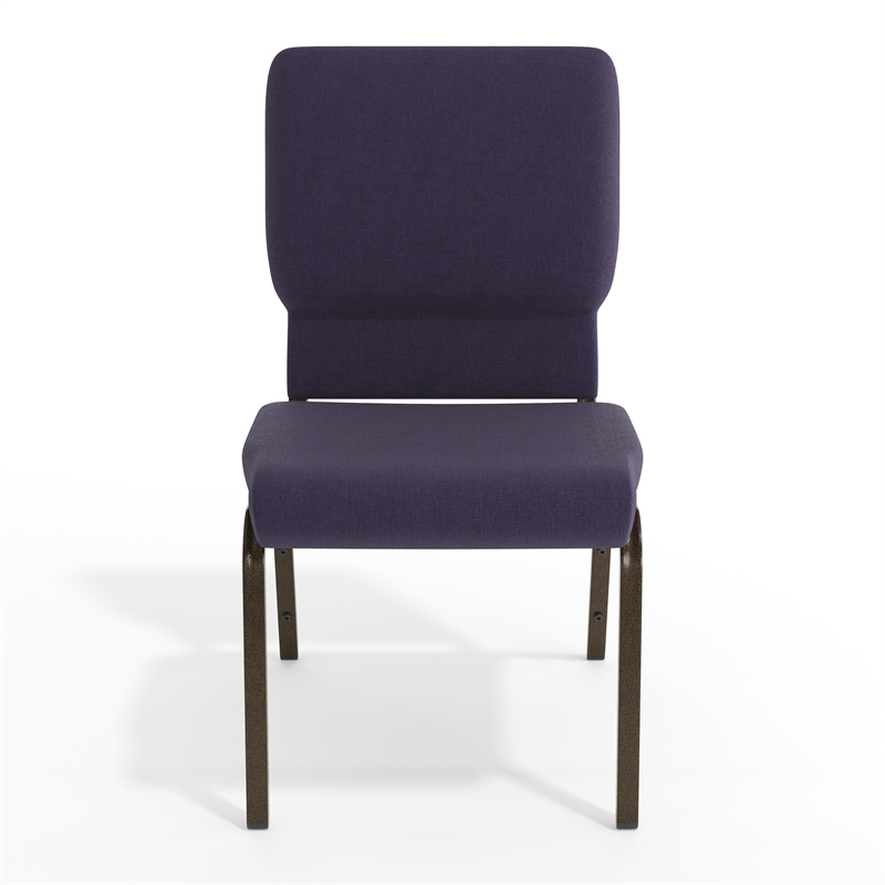 Flash Furniture Hercules Church Stacking Chair in Royal Purple