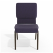 Flash Furniture Hercules Church Stacking Chair in Royal Purple