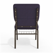 Flash Furniture Hercules Church Guest Chair in Royal Purple