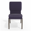 Flash Furniture Hercules Church Guest Chair in Royal Purple