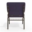 Flash Furniture Hercules Church Guest Chair in Royal Purple