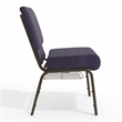 Flash Furniture Hercules Church Guest Chair in Royal Purple
