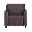 Flash Furniture Hercules Diplomat Leather Chair in Brown
