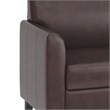 Flash Furniture Hercules Diplomat Leather Chair in Brown