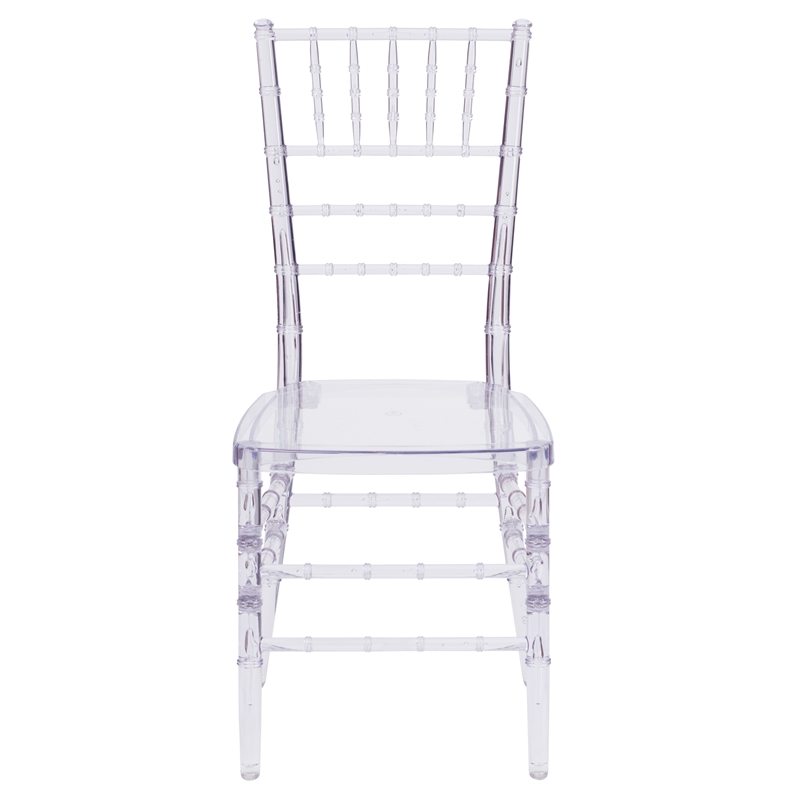 Flash Furniture Flash Elegance Stacking Chiavari Chair In Crystal Ice