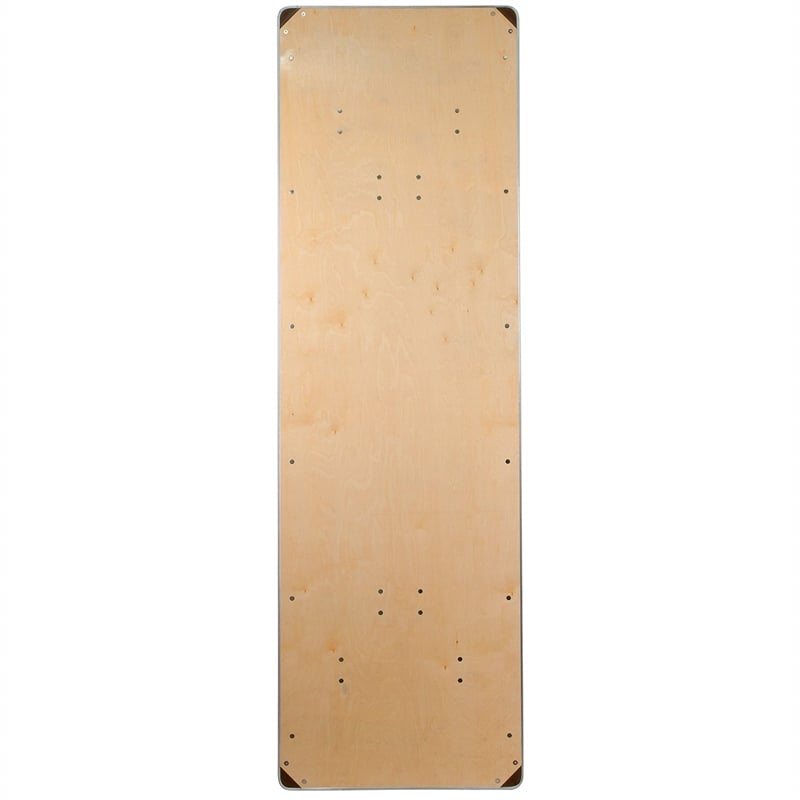 Flash Furniture Fielder 8-Foot Rectangular Birchwood Folding Table