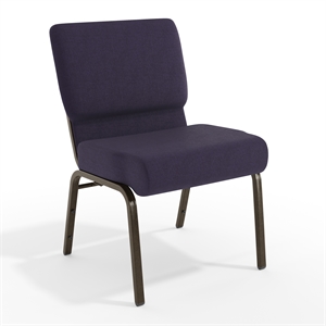 Flash Furniture Hercules Church Stacking Chair in Royal Purple
