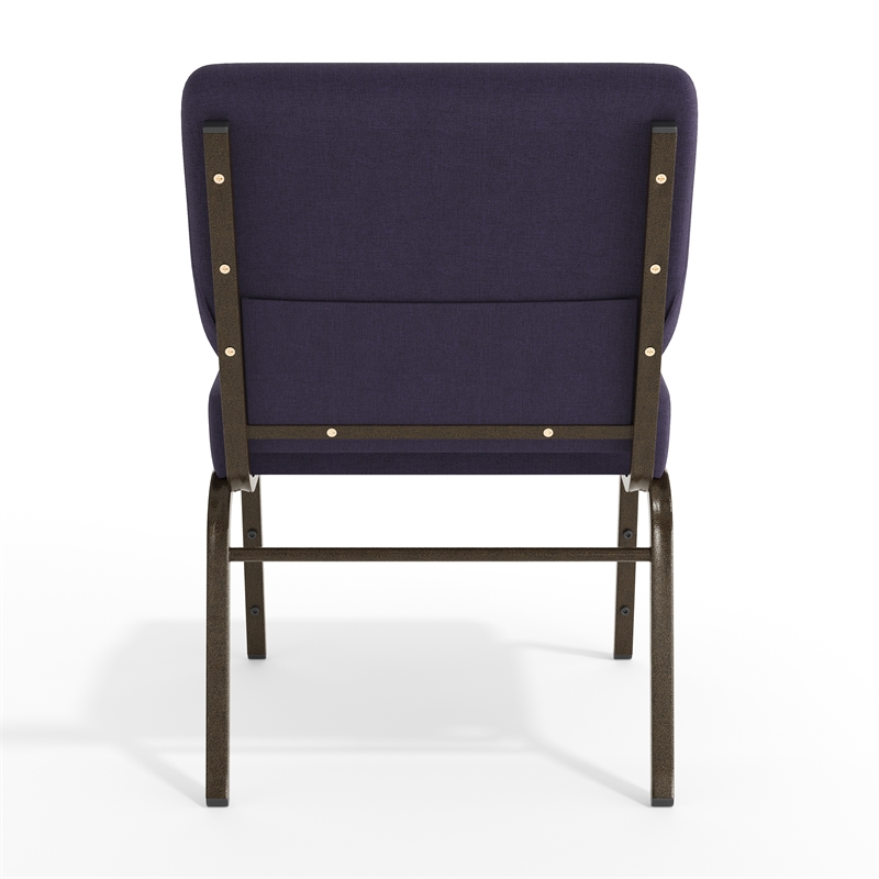 Flash Furniture Hercules Church Stacking Chair in Royal Purple