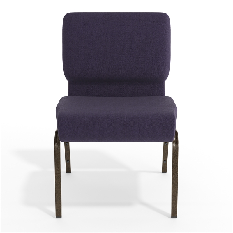 Flash Furniture Hercules Church Stacking Chair in Royal Purple
