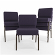 Flash Furniture Hercules Church Stacking Chair in Royal Purple