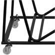 Flash Furniture Hercules High Density Stack Chair Dolly in Black