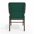 Flash Furniture Hercules Church Stacking Guest Chair in Green