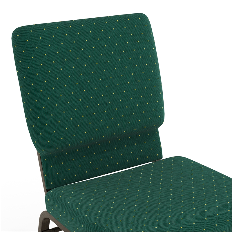 Flash Furniture Hercules Church Stacking Guest Chair in Green