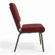 Flash Furniture Hercules Church Stacking Guest Chair in Burgundy