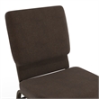 Flash Furniture Hercules Church Stacking Guest Chair in Brown