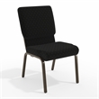 Flash Furniture Hercules Stacking Church Stacking Guest Chair in Black