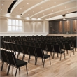 Flash Furniture Hercules Stacking Church Stacking Guest Chair in Black