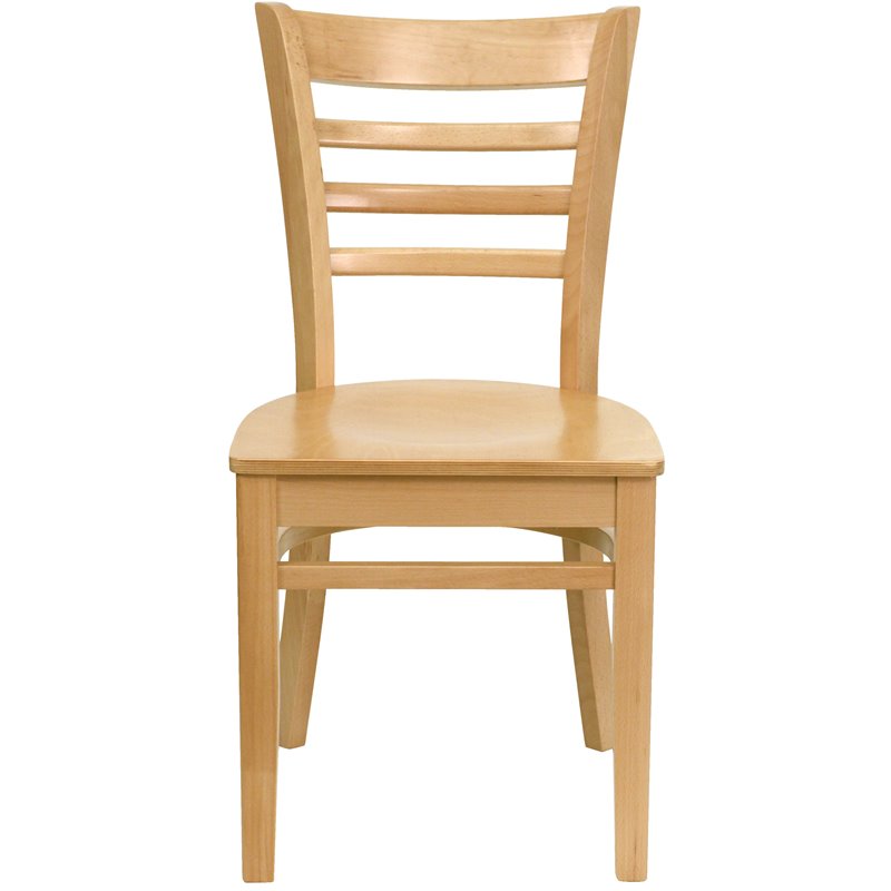 Flash Furniture Hercules Series Restaurant Dining Chair in Natural