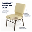 Flash Furniture Hercules Church Stacking Guest Chair in Beige