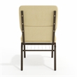 Flash Furniture Hercules Church Stacking Guest Chair in Beige