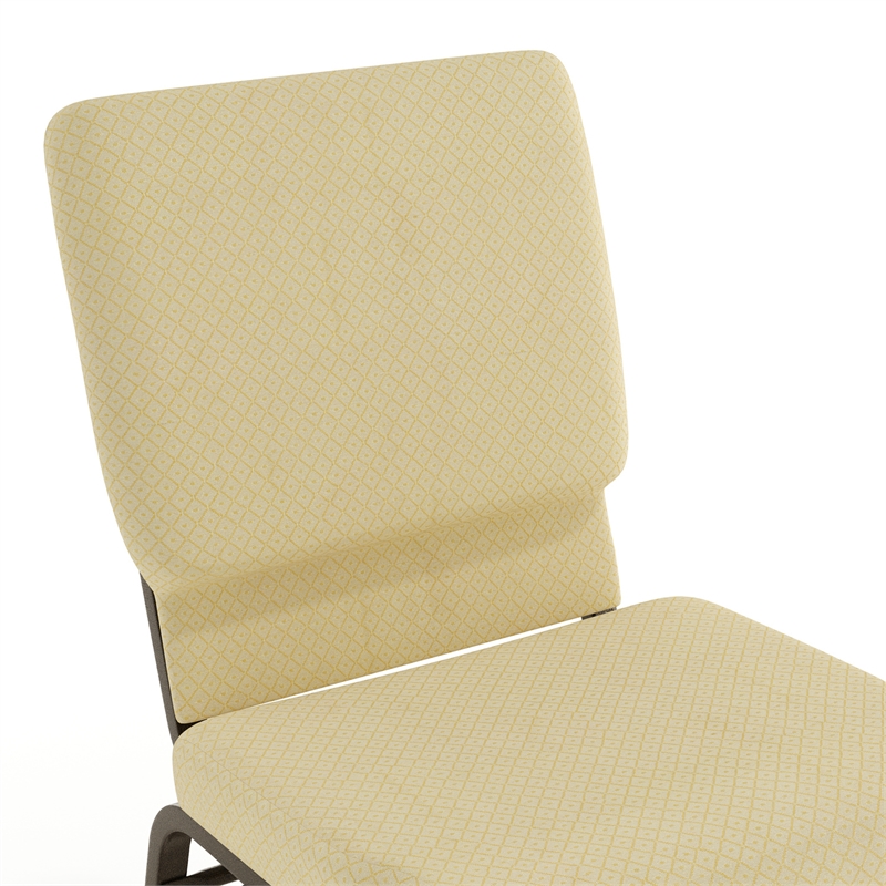 Flash Furniture Hercules Church Stacking Guest Chair in Beige
