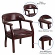 Flash Furniture Luxurious Conference Guest Chair in Burgundy